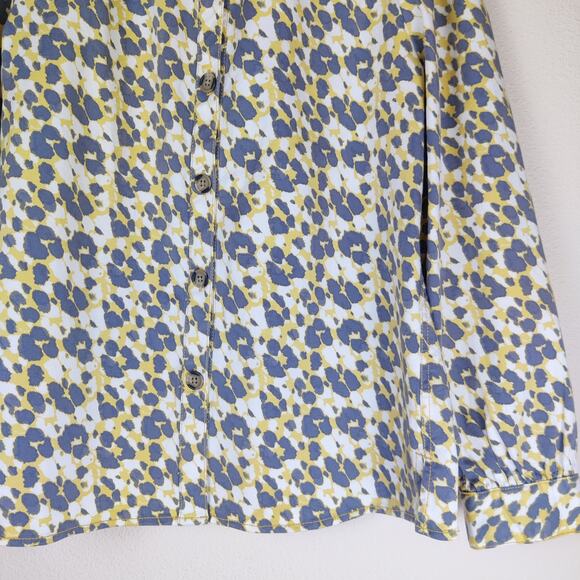 Cabi The Dreamer Providence Shirt Jacket Medium Safari Leopard Jungle Print - Picture 4 of 14